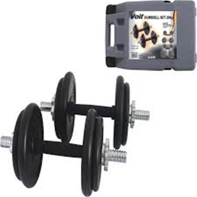 Voit 20 KG Kauçuk Kaplı Dumbell Set Dambıl