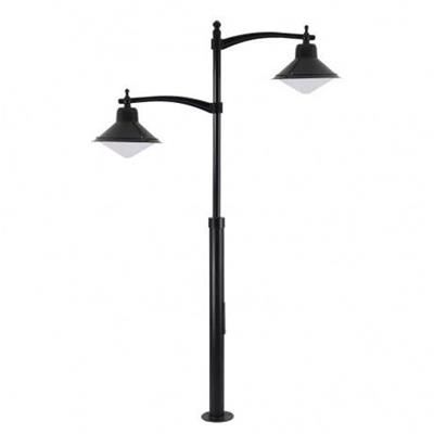 City Light Aydınlatma Çift Konsollu Aydınlatma Direği Park ve Bahçe Aydınlatma