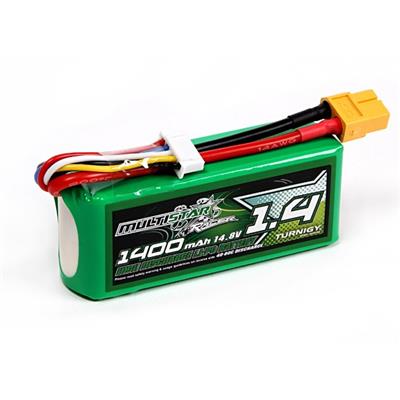 Multistar Racer Series 1400 mAh 4S 40c-80C Multi-Rotor Lipo Pack Enerji