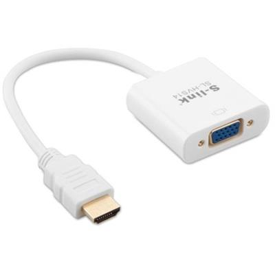 S-Link Sl-Hvs11 Hdmı To Vga + Audio Çevirici Bilgisayar Aksesuar