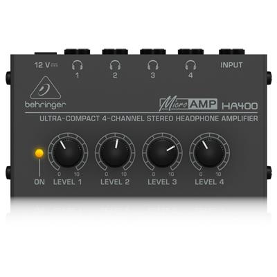 Behringer Preamp Behringer Microamp HA400 Mikrofonlu Kulaklık