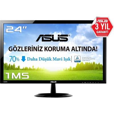 Asus Asus VX248H 24" 1ms (Analog+DVI+2xHDMI) Full HD Led Monitör Monitör